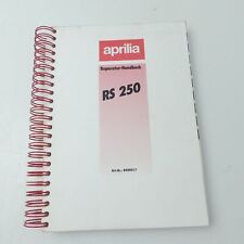 Original Aprilia RS250 workshop manual repair manual manual RS 250