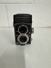 White Face Rollei Rolleicord Vb 6x6 TLR Film Camera 75mm F3.5 JAPAN Used #2356