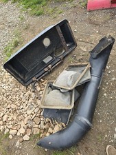 mtd lawnflite ride on lawn mower grass collection box boxes bags two system 