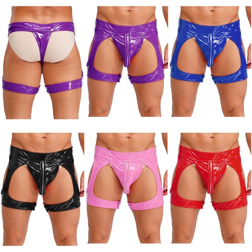 Mens pvc leather - pvc, boxer