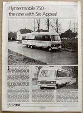 HYMERMOBILE 750 MOTOR CARAVAN