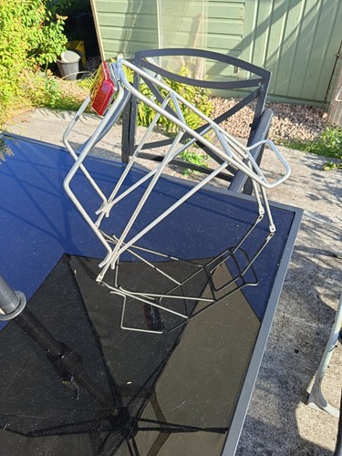 Aluminium pannier rack - aluminium,