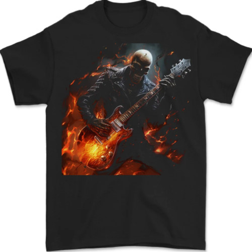 Hell skull rocker rock roll - rocker, n