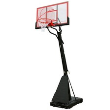 Bee-Ball Optimum Official Full Size Basketball Stand Hoop adjusts 2.3m to 3.05m