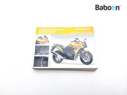 Owners manual honda cbf - honda, 1000