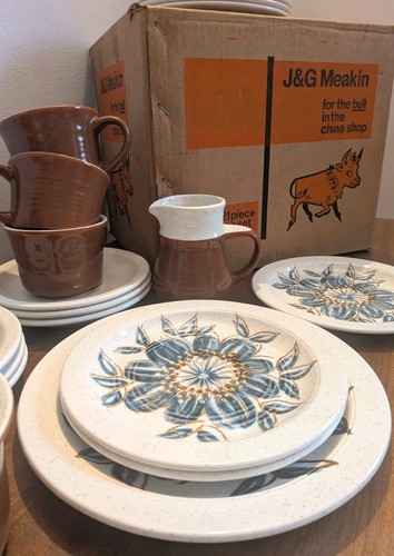 Vintage meakin 21 piece - 21,