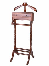 Gentleman's valet mahogany valet solid wood antique coat rack butler  