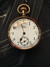 waltham 17 jewels 5 position pocket watch