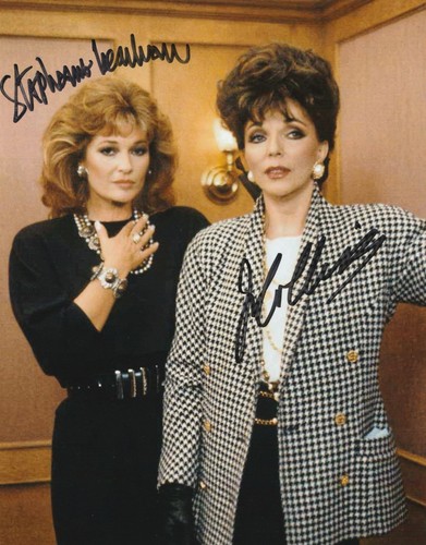 Joan collins and stephanie - collins,