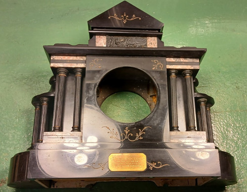 Large antique marble mantel - large,