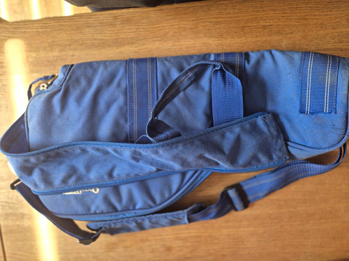 Blue nylon soft entonox bag - nylon,