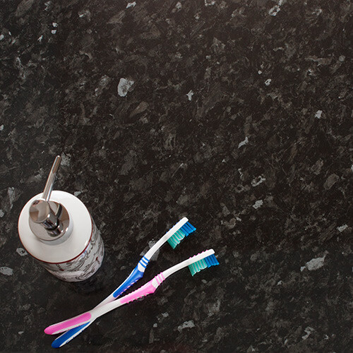 Black gloss laminate - black,