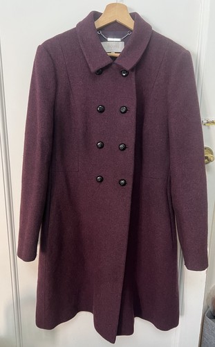 Burgundy women hobbs coat - hobbs,