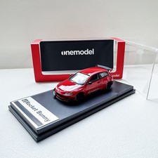 One Model 1:64 Model Car Honda Civic EG6 Alloy Die-Cast Vehicle Red Collection