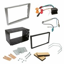 Vauxhall 2 DIN Silver Radio