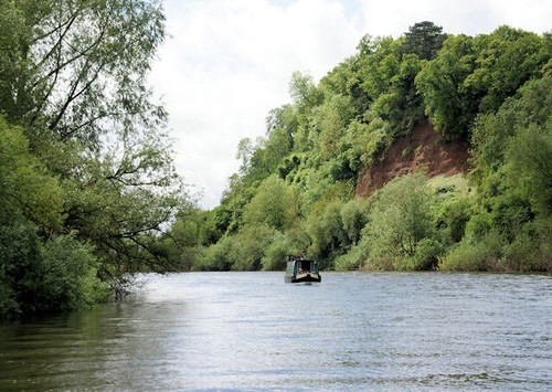 Photo 6x4 river cliffs - photo,