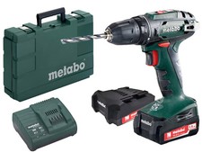 Metabo Cordless Drill Set 14,4 V 2x 1,5 Ah Battery Charger Suitcase New