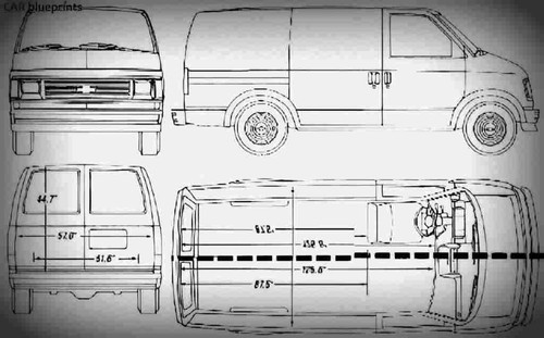 Chevrolet astro van lwb - astro,