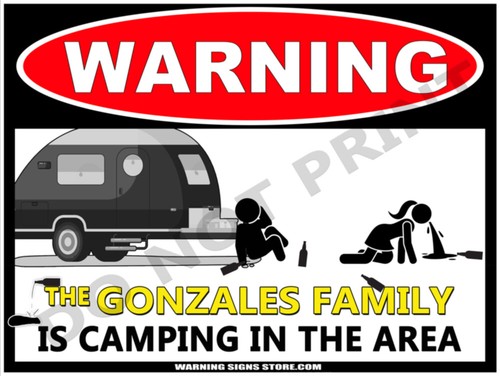 Personalized camping sign - camping,
