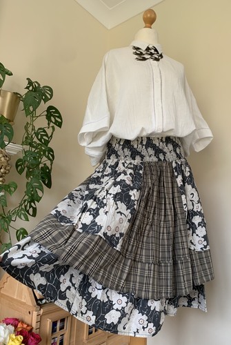 Bohemian cottagecore tartan - bohemian,