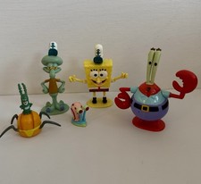 SpongeBob SquarePants Toy Figures 5 Simba Toys Plastic 2011 Set