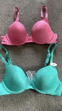 M&S T-shirt Wired Bra Bundle 2 x Bras Size 32A