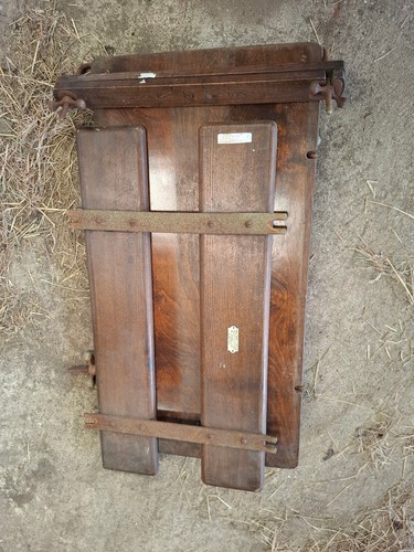 Vintage trouser press - , wooden