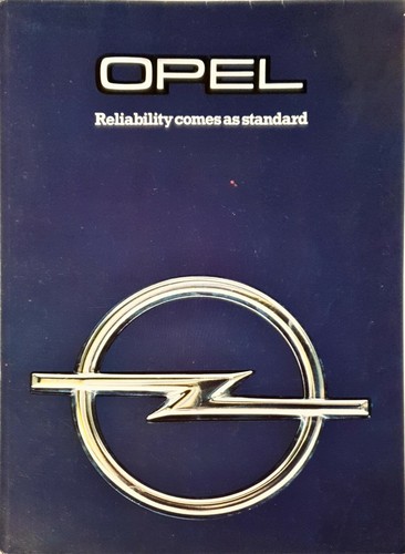 Opel cars brochure - opel,