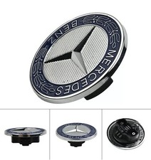 Car BONNET Hood BADGE Flat Emblem 57MM A2048170616 For MercedesBenz C E SL Class