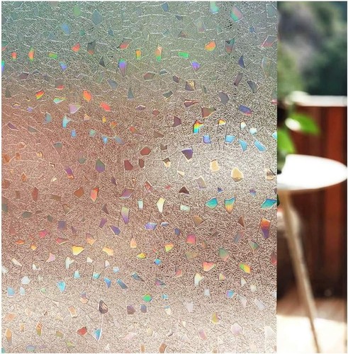 Rainbow frosted window film - rainbow,
