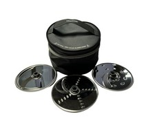 Kenwood FDP65/FDM71 3 x Grating Disks and Storage Bag Genuine Replacement Parts