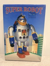 VINTAGE SUPER ROBOT TIN PLATE