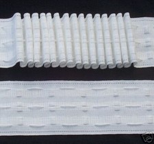 3 INCH ( 75mm ) CURTAIN HEADING HEADER TAPE ( CHOICE OF LENGTH )