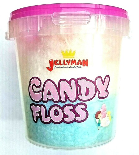 Candy floss tubs - floss, ready