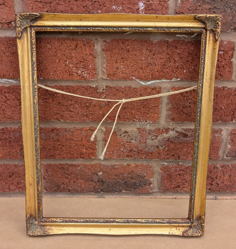 Vintage gold ornate picture - vintage,