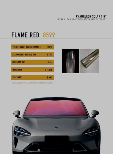Red flame chameleon tint - flame,