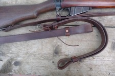 Leather Rifle Sling - Martini