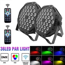 2PCS LED Stage Lights 36 RGB