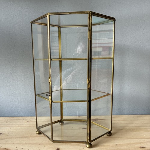 Vtg curio hexagonal - curio,