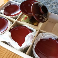 Set of 5 Lidded Lacquer