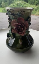 Antique Green Glazed Majolica