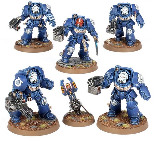 Space marine terminator squad - space,