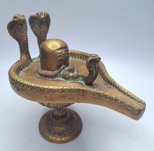 Brass shiva shivling - brass, lingam