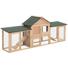PawHut Rabbit Hutch, Guinea