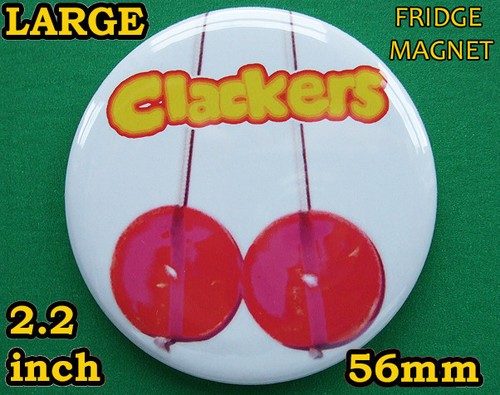 Clackers round fridge magnet - round,