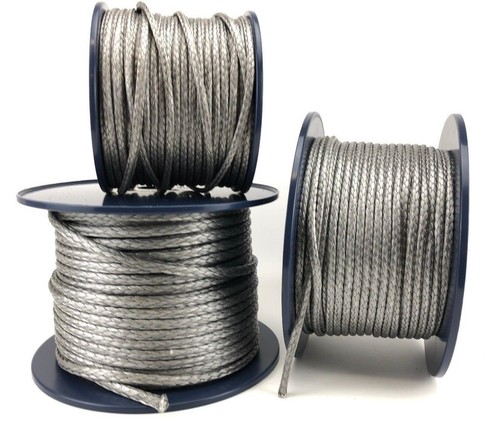 Grey dyneema rope - rope, 4mm