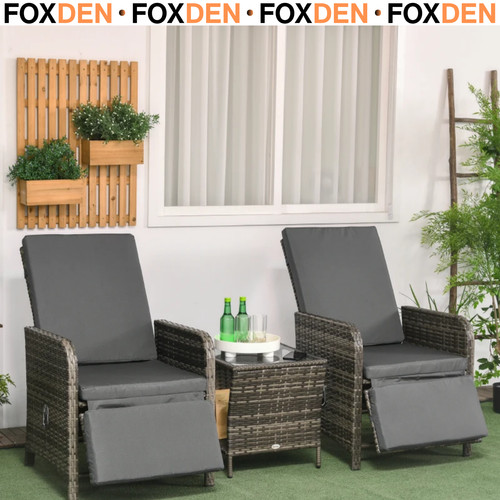 Piece rattan bistro - rattan, set