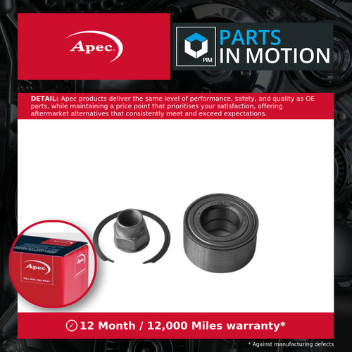 Wheel bearing kit fits fiat - wheel,