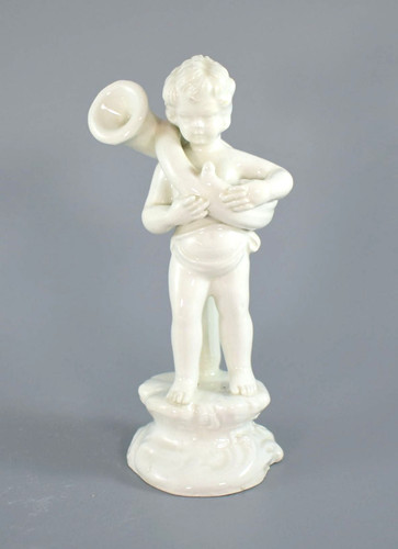 Vintage porcelain cherub band - cherub,