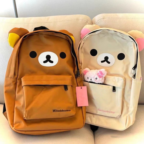 Kawaii bear rilakkuma backpack - kawaii,